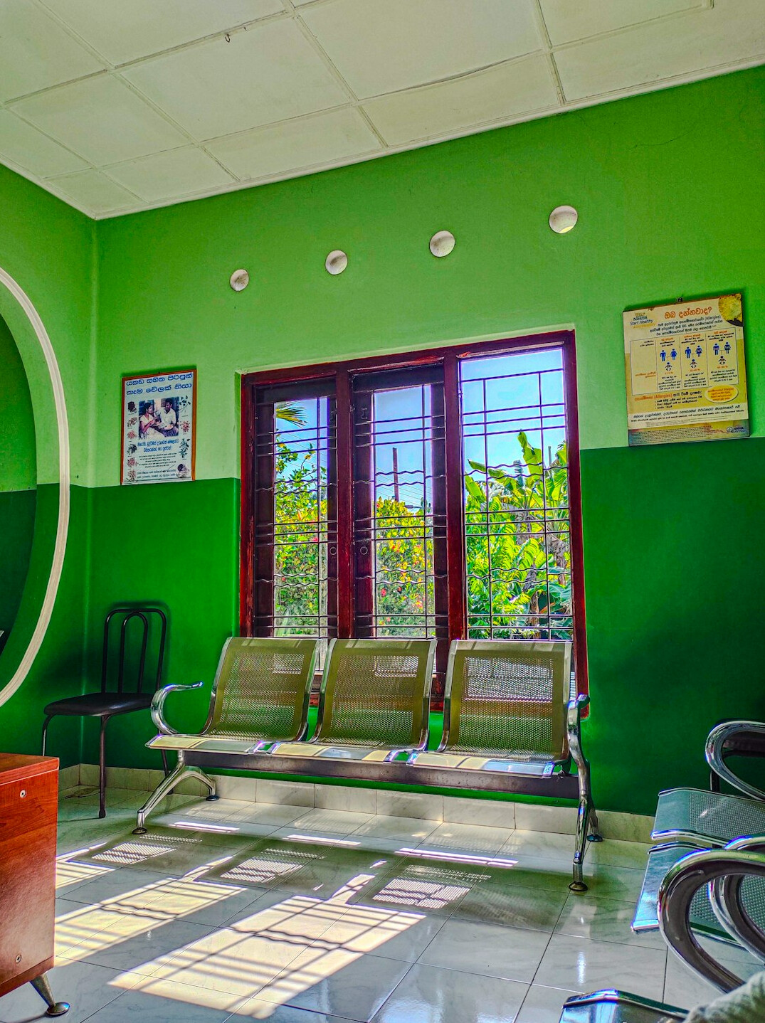 Bright modern health insurance clinic reception with soft natural light